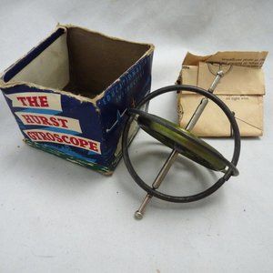 Vintage Hurst Gyroscope toy Chandler USA 1950'sbox instructions children science